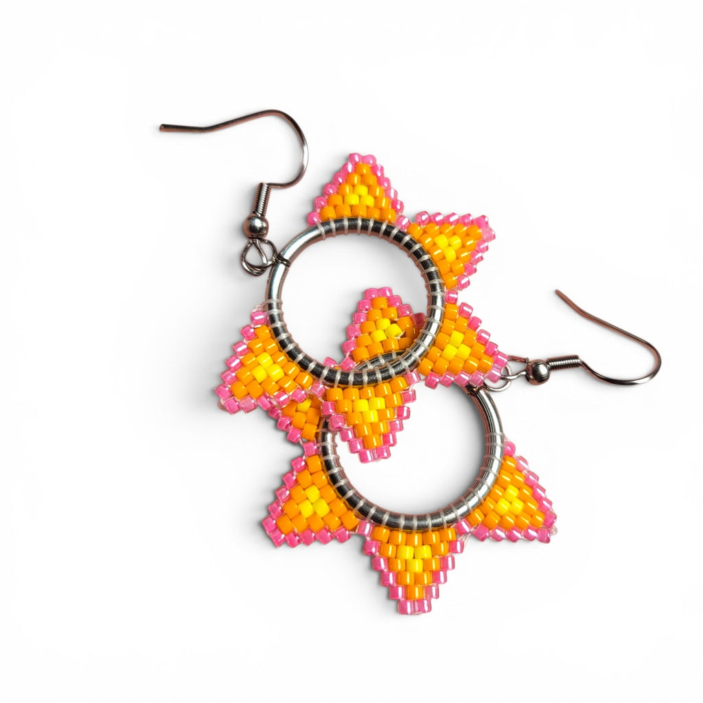 Beaded Peyote Earrings