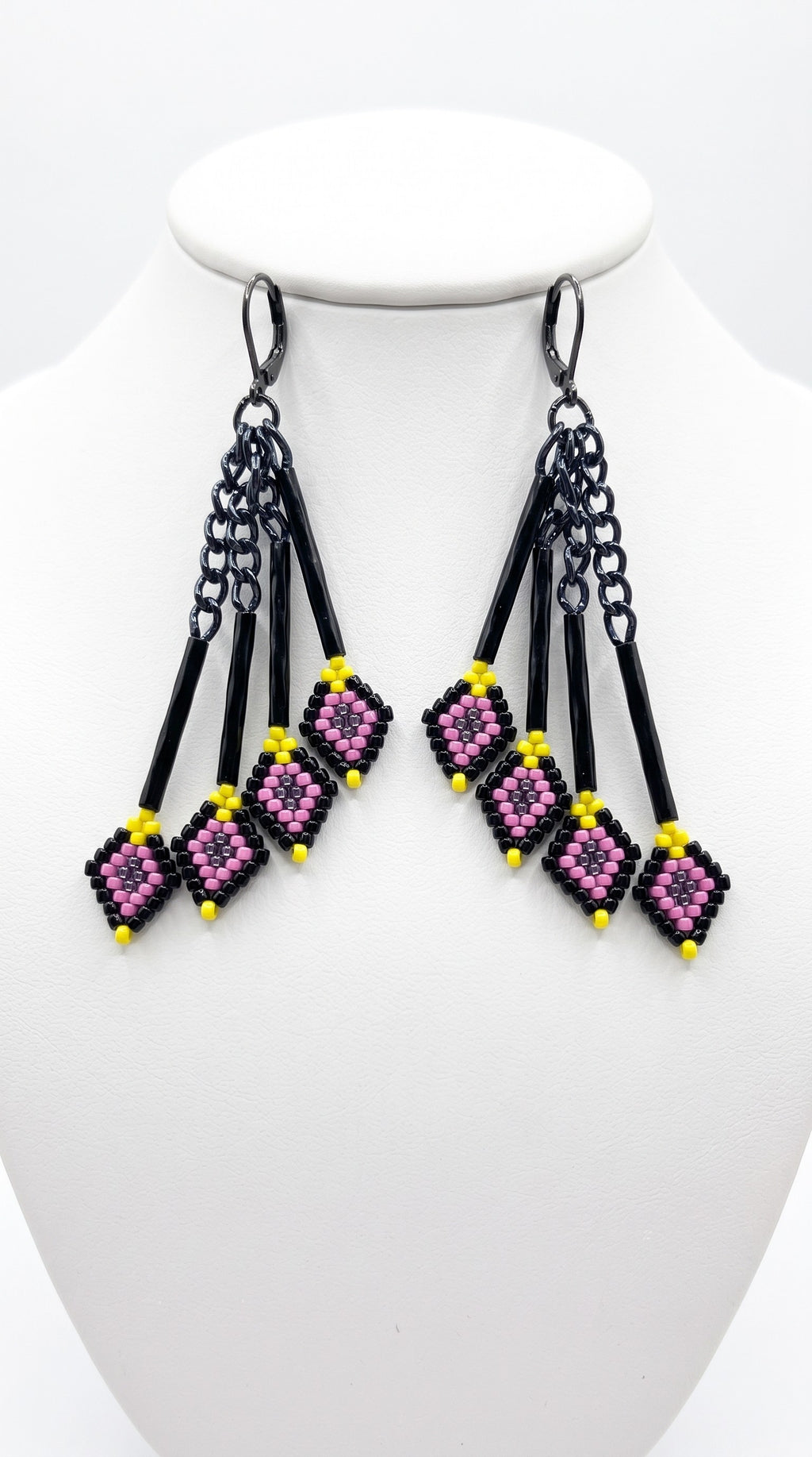 Beaded Tassel Earrings