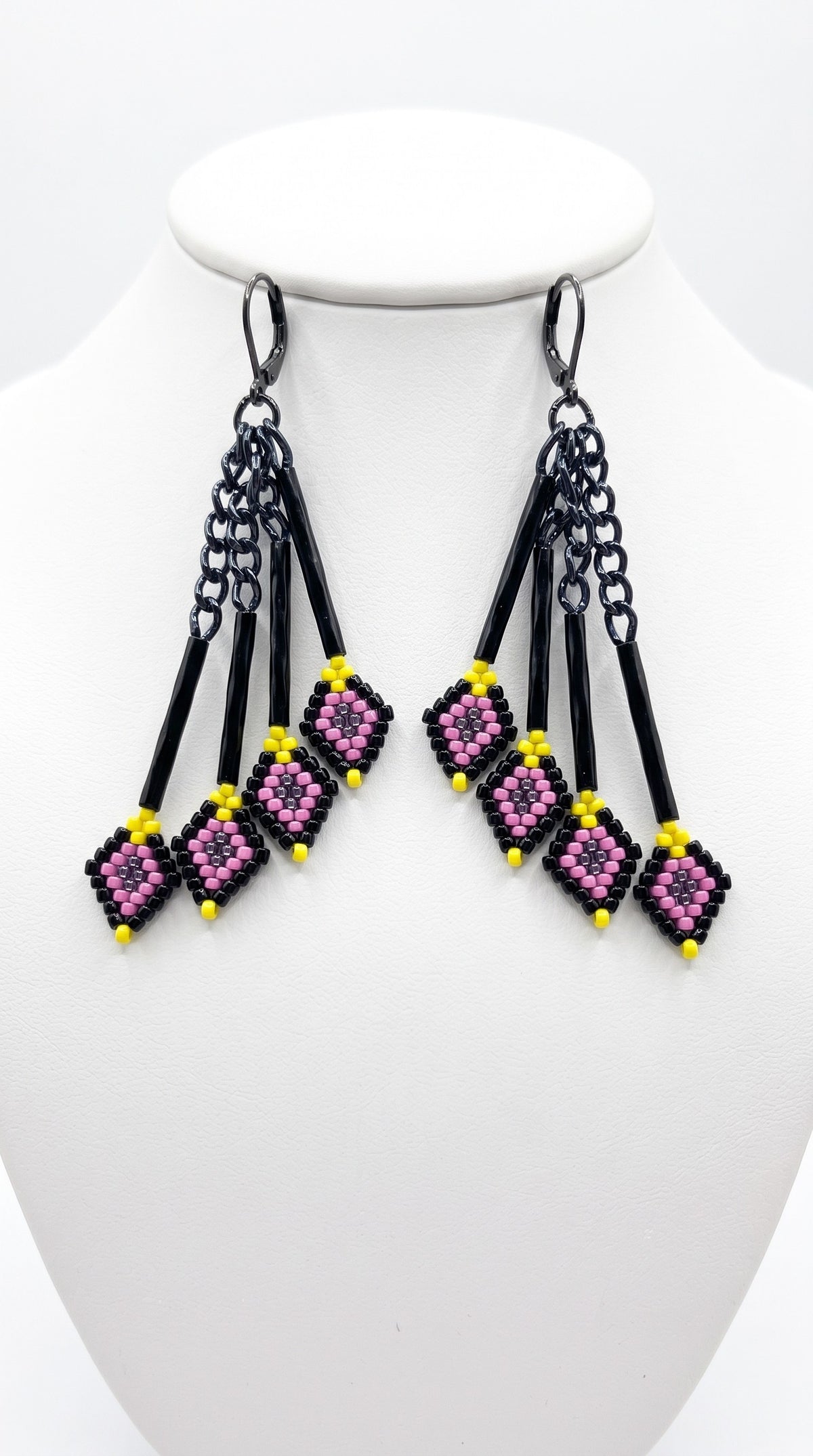 Beaded Tassel Earrings